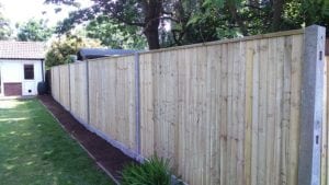 Closeboard with Concrete Posts & Gravel Boards