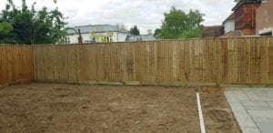 Closeboard Fencing Front + Capping